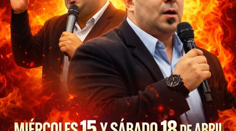 Este miercoles 15 y sabado 18, recibimos al Profeta Alejandro Padilla.